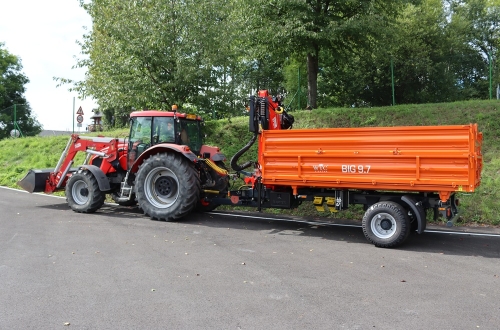 Tractor trailer BIG 9.7
